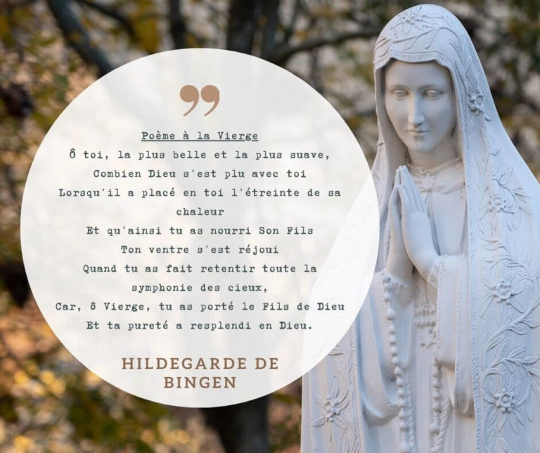 Hildegarde, poème à la Vierge